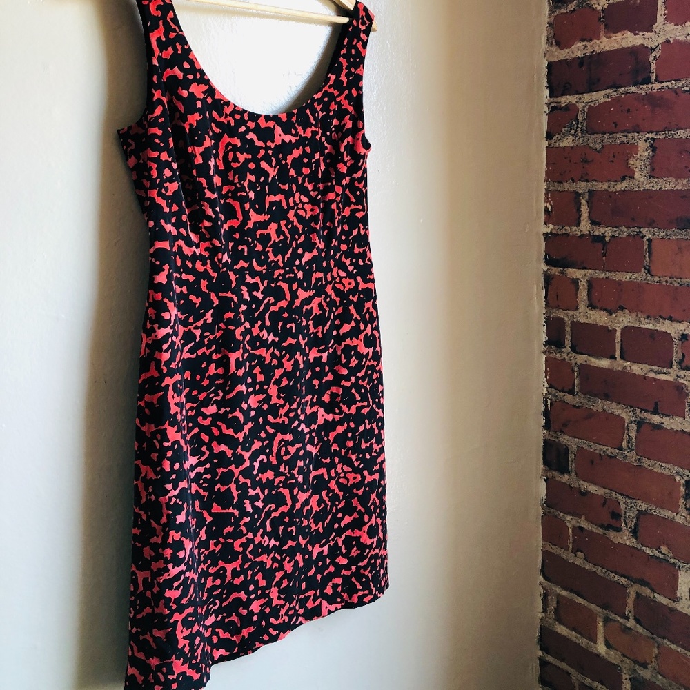 Ann Taylor animal print silk dress size 6